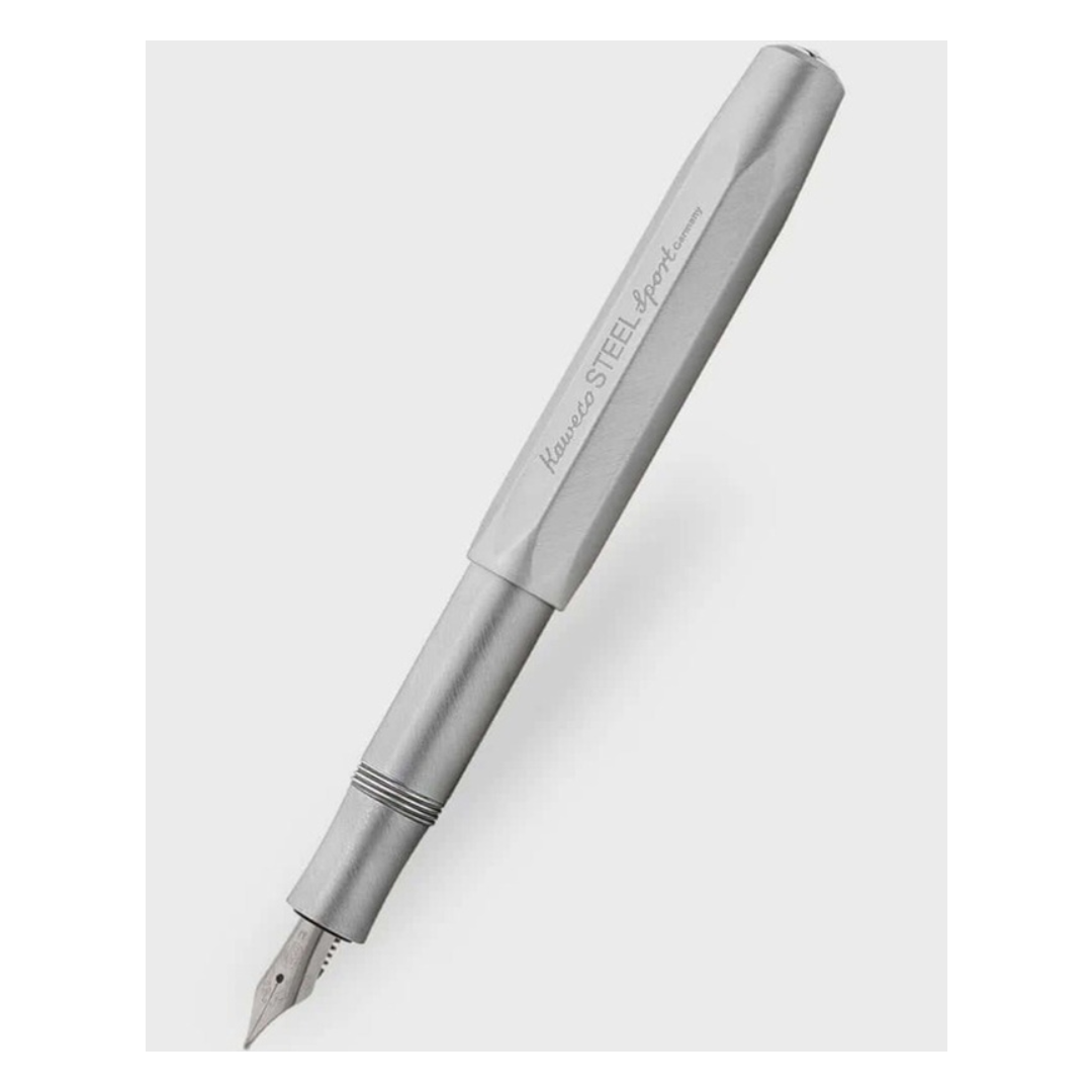 Kaweco Steel Sport fountain pen, on white
