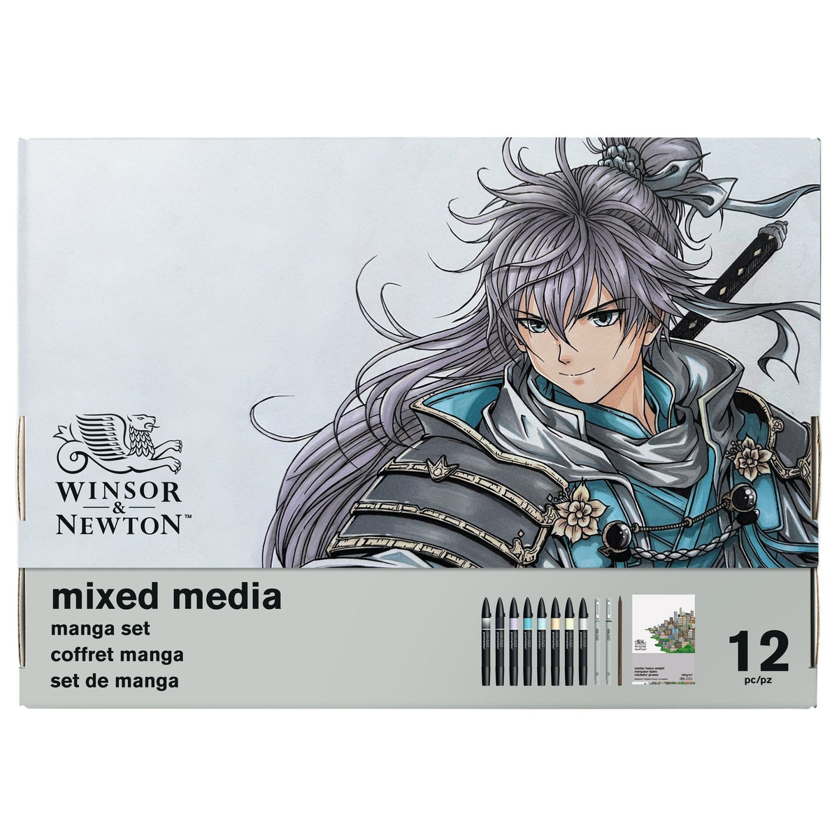 Winsor & Newton Mixed Media Manga Set - 12 Piece