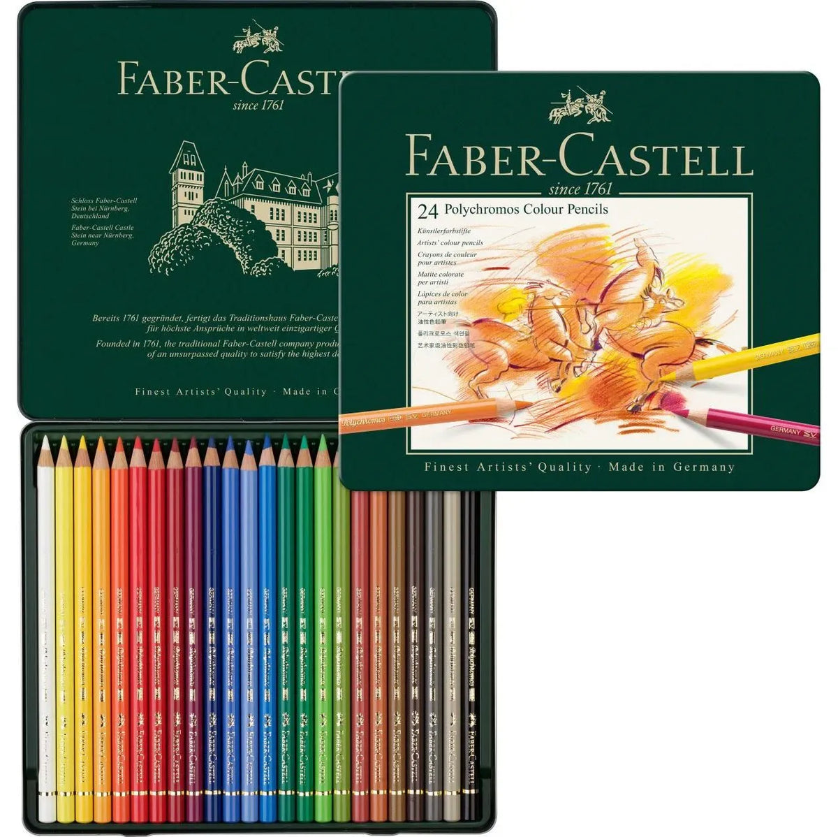 Faber-Castell Polychromos Artists' Pencil Tin