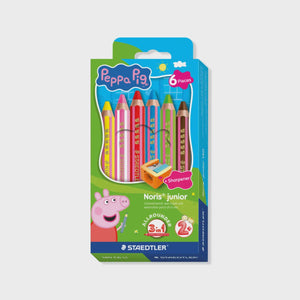 Peppa Pig Coloured Pencils by Staedtler — chunky triangular pencils made for little hands