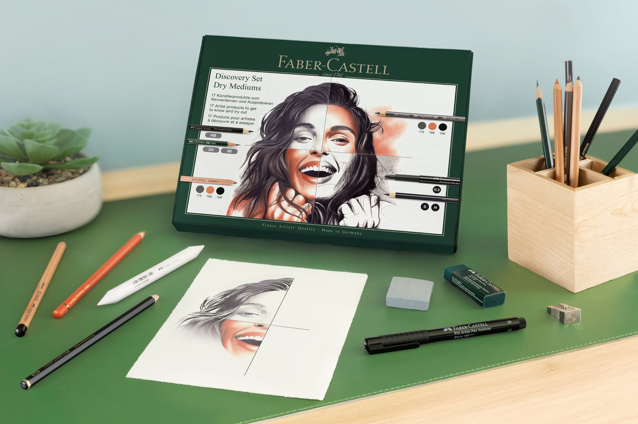 Faber Castell Discovery Set - Dry Art - 17 Piece