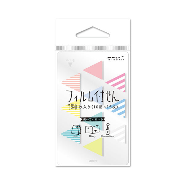 Midori Sticky Memo Film – Mini Triangle