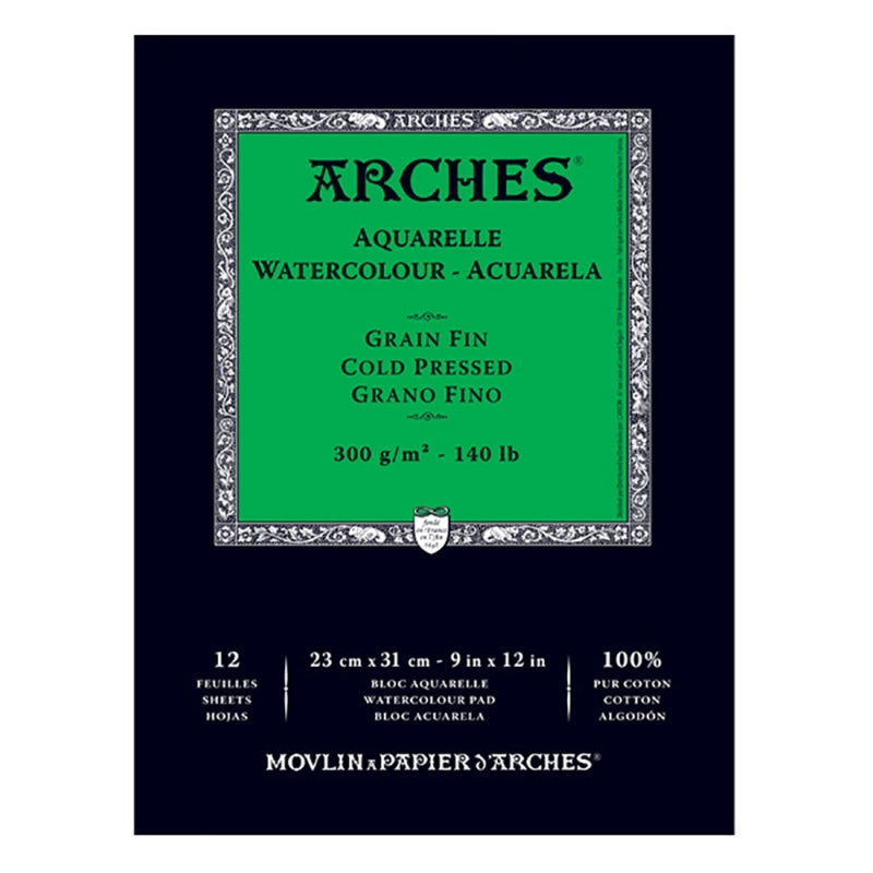 Arches Gummed Pad 140lb/300gsm