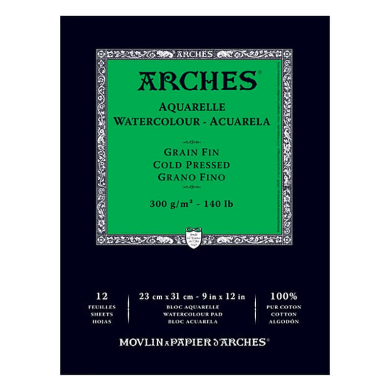 Arches Watercolour Gummed Pad - 300gsm