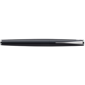LAMY studio Rollerball Pen - Black in a sleek black lacquer finish, showcasing its elegant design.