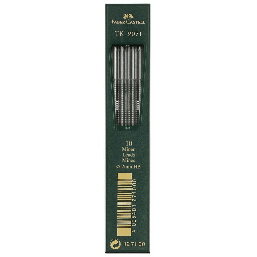 Faber-Castell TK 9071 clutch pencil leads, tube of 10