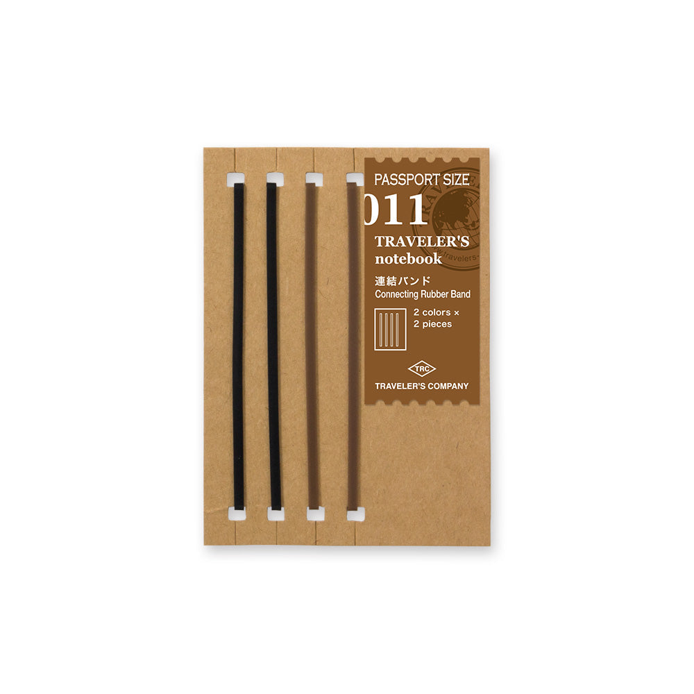 TRAVELER'S Notebook connecting rubber band 011, passport size, in packaging
