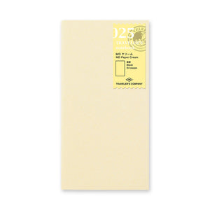 TRAVELER'S Notebook Refill MD Paper Cream, regular size