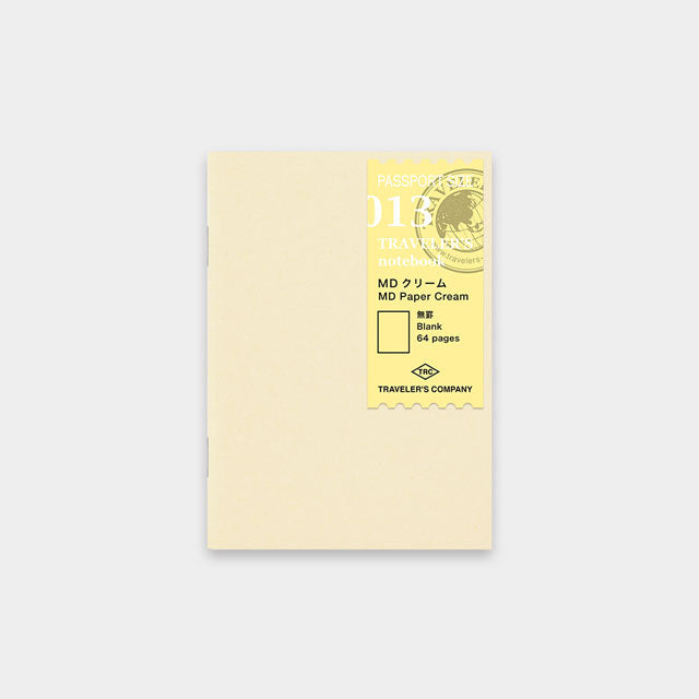 Traveler's Notebook Refill – MD Paper Cream (Passport Size)