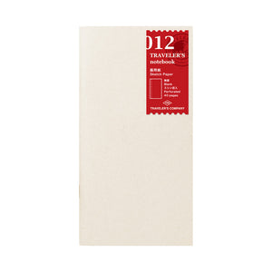 TRAVELER'S Notebook Refill Sketch Paper 012, regular size