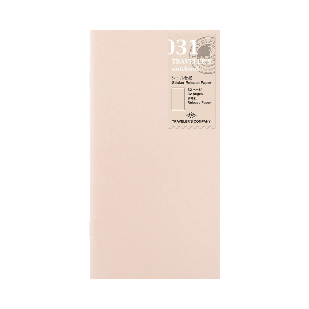 Traveler's Notebook Refill – Sticker Release Paper (Regular Size)