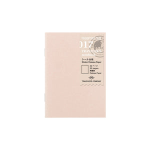 Traveler's Notebook Refill – Sticker Release Paper (Passport Size)