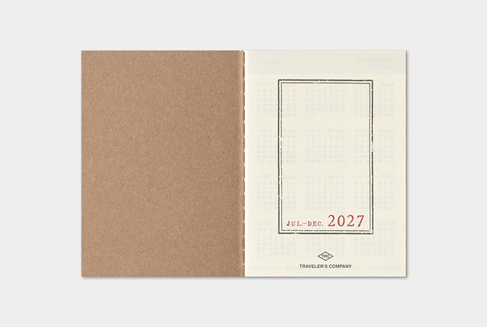2027 Weekly passport refill spread