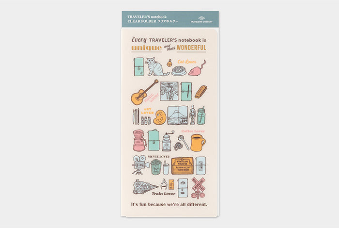 TRAVELER'S notebook 2027 Clear Folder, regular size