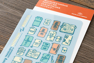 2027 Clear Folder passport size in use
