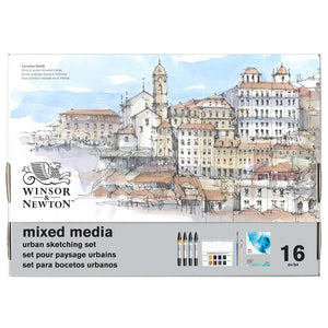 Winsor & Newton Mixed Media Urban Sketching Set 16 piece – packaging