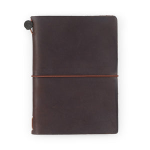 TRAVELER'S Notebook Passport Size in Brown leather