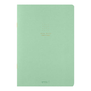 Midori Notebook A5 Color Dot Grid Green