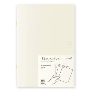 MD Notebook Light <A5> Blank 3pcs Pack A