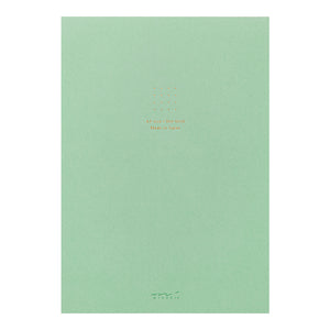 Midori Colour Dot Grid Paper Pad A5 Green