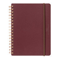 Midori WM Ring Notebook Grain B6 Red