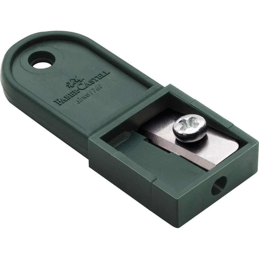 Faber-Castell TK lead sharpener, green, for 2mm leads