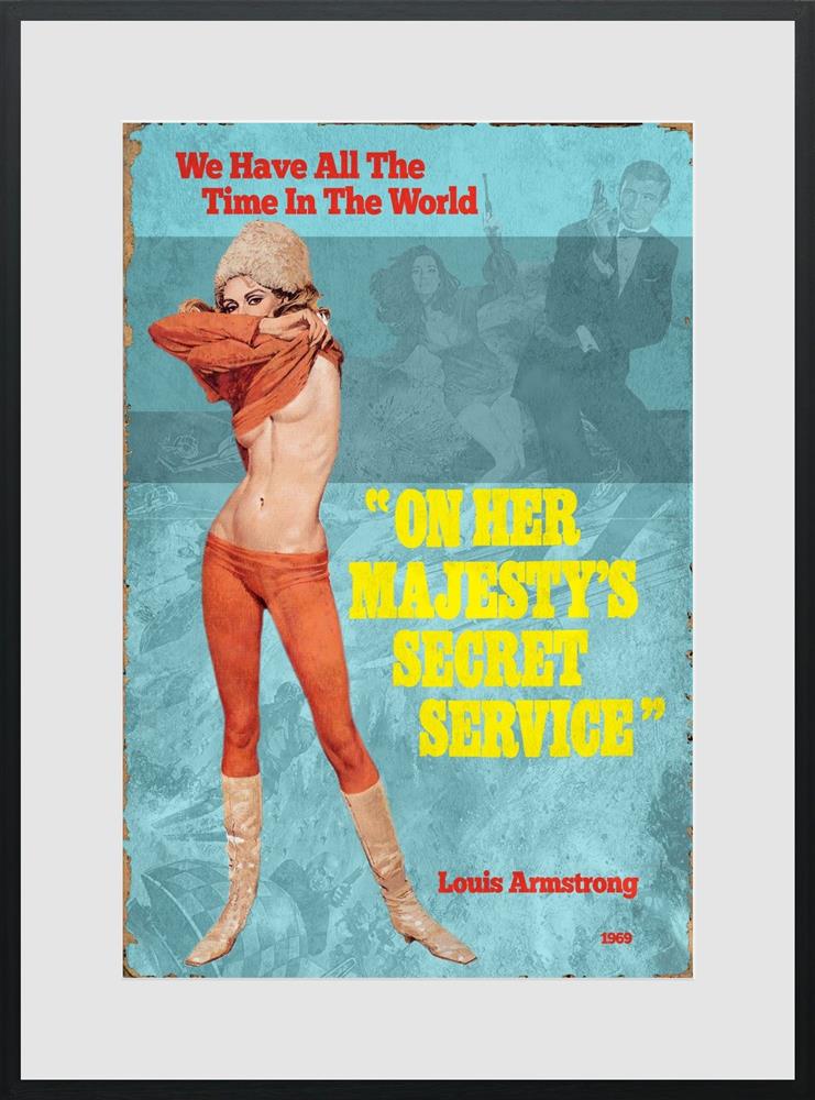 On Her Majesty's Secret Service (1969) by Linda Charles – signed studio edition