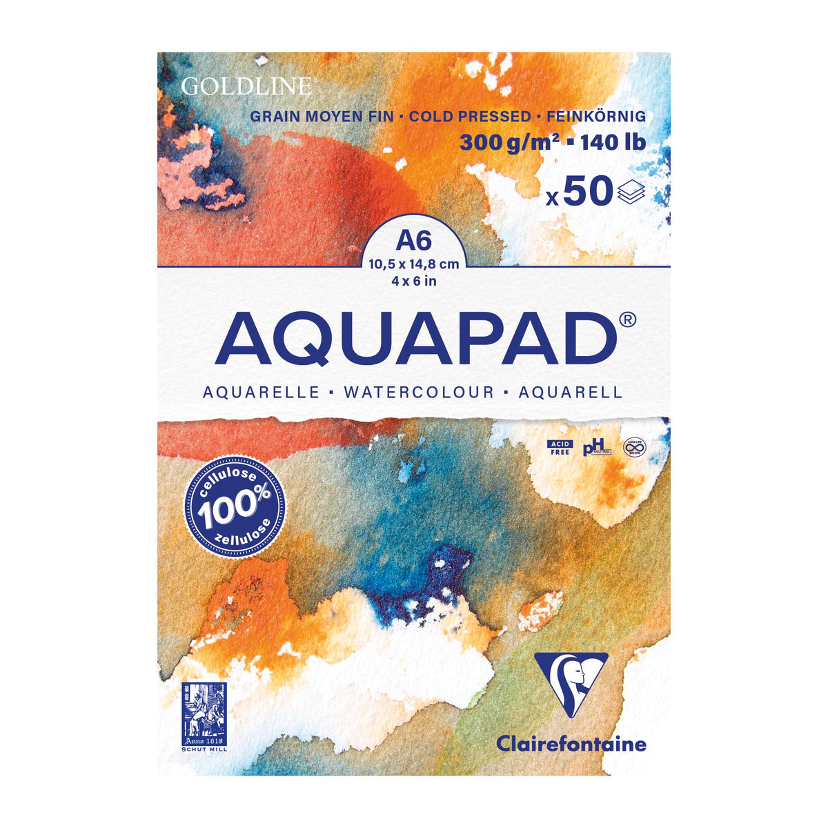 Clairefontaine Goldline Aquapad for Watercolours