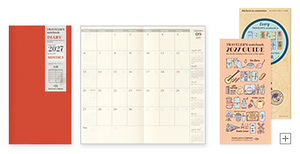 Traveler's Notebook Refill 2027 Monthly Diary (Regular Size)