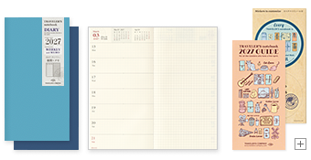 Traveler's Notebook Refill 2027 Weekly Diary + Memo (Regular Size)