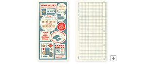 Traveler's Notebook – Plastic Sheet 2027 (Regular Size)