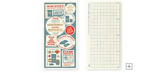Traveler's Notebook – Plastic Sheet 2027 (Regular Size)