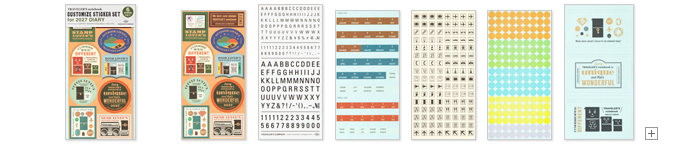 Traveler's Notebook Customized Sticker Set for 2027 Diary