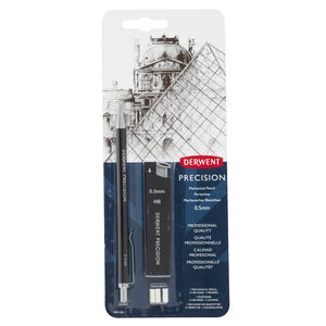 Derwent Precision Mechanical Pencil HB 0.5mm Set
