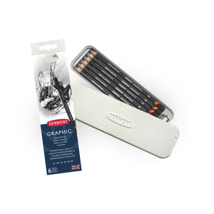 Derwent Graphic 6 Pencils Tin