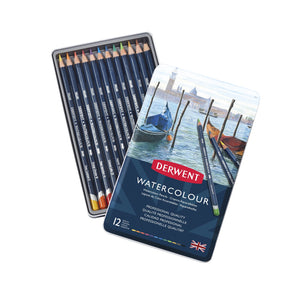 Derwent Watercolour Pencil 12 Tin