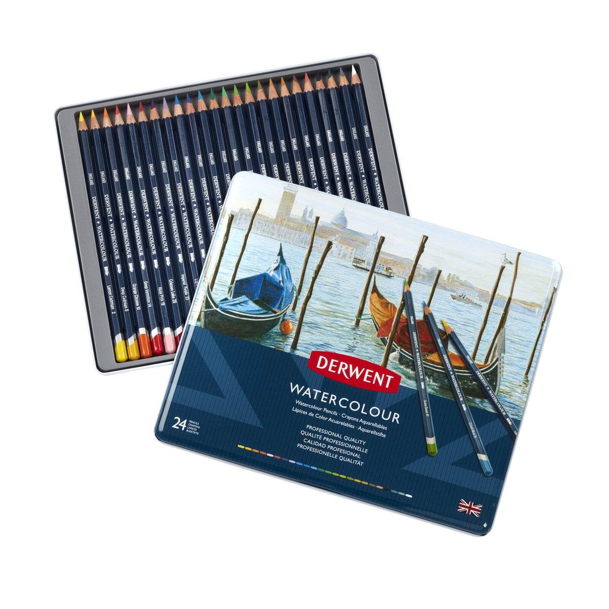 Derwent Watercolour Pencil 24 Tin