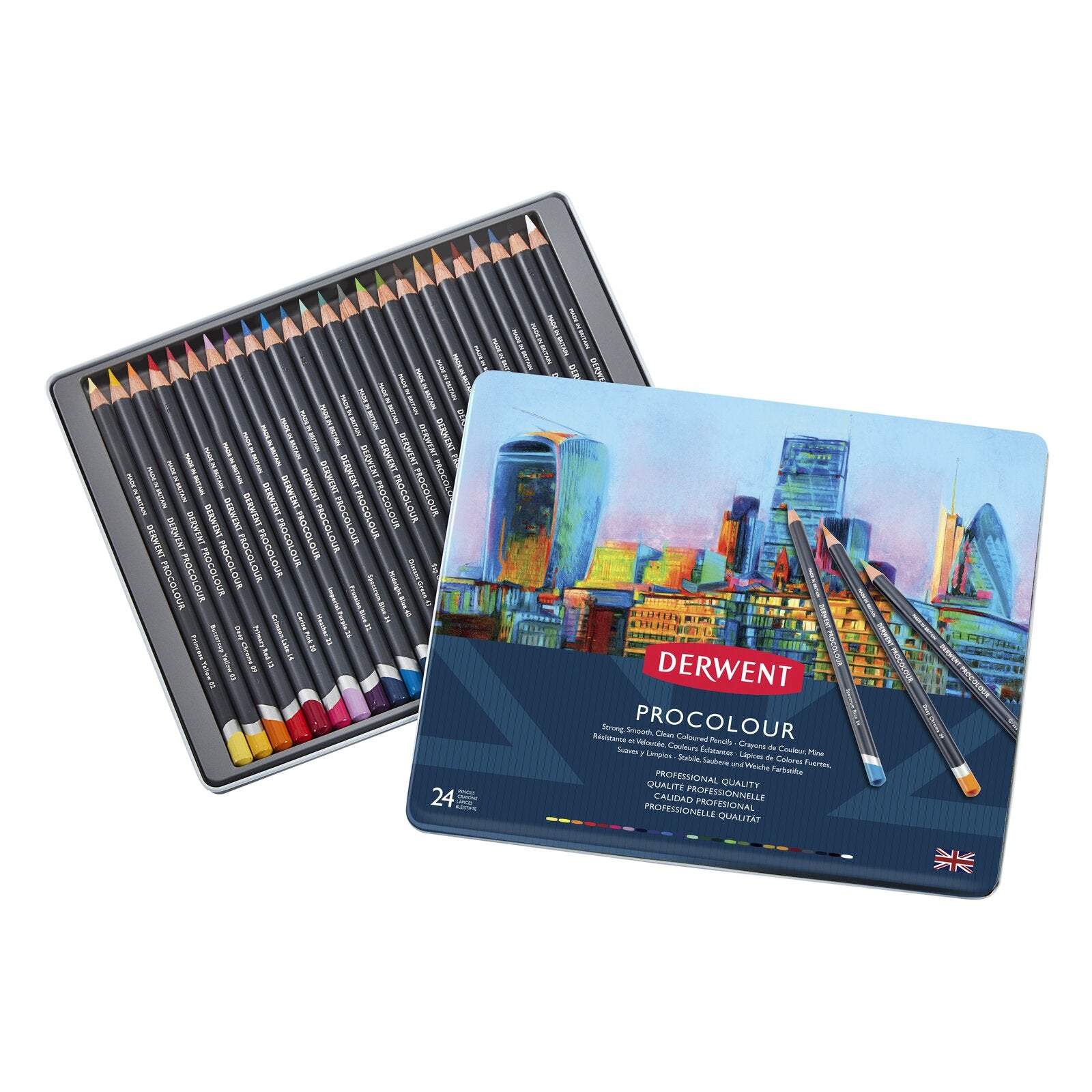 Derwent Procolour 24 Pencil Tin