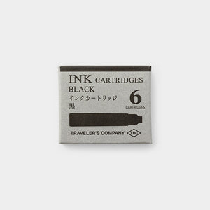 Travelers Company TRC Cartridge for BRASS Fountain Pen Black