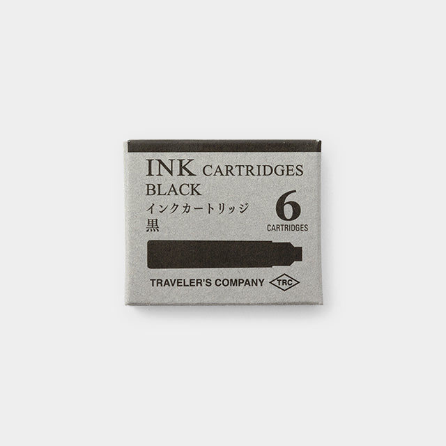 Travelers Company TRC Cartridge for BRASS Fountain Pen Black