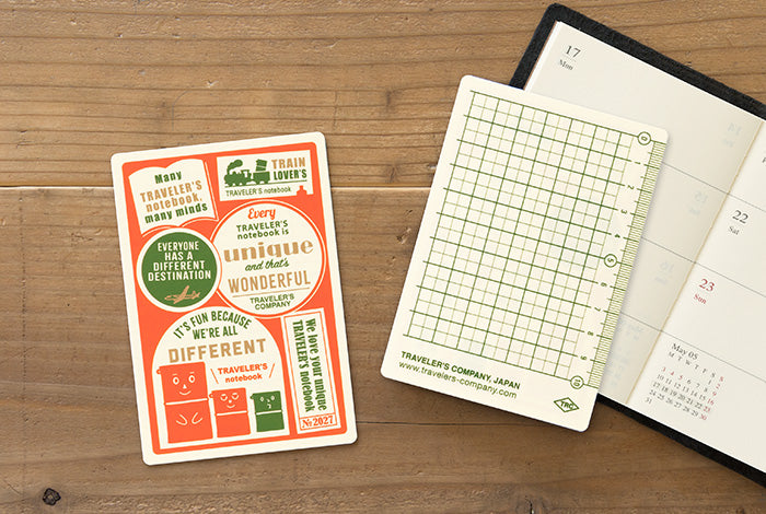 2027 Plastic Sheet passport size, printed and grid sides