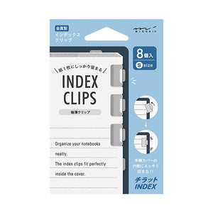 Midori Index Clip<S> Chiratto Silver