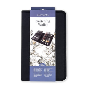 Elements Sketching Zip Wallet 36 piece Set