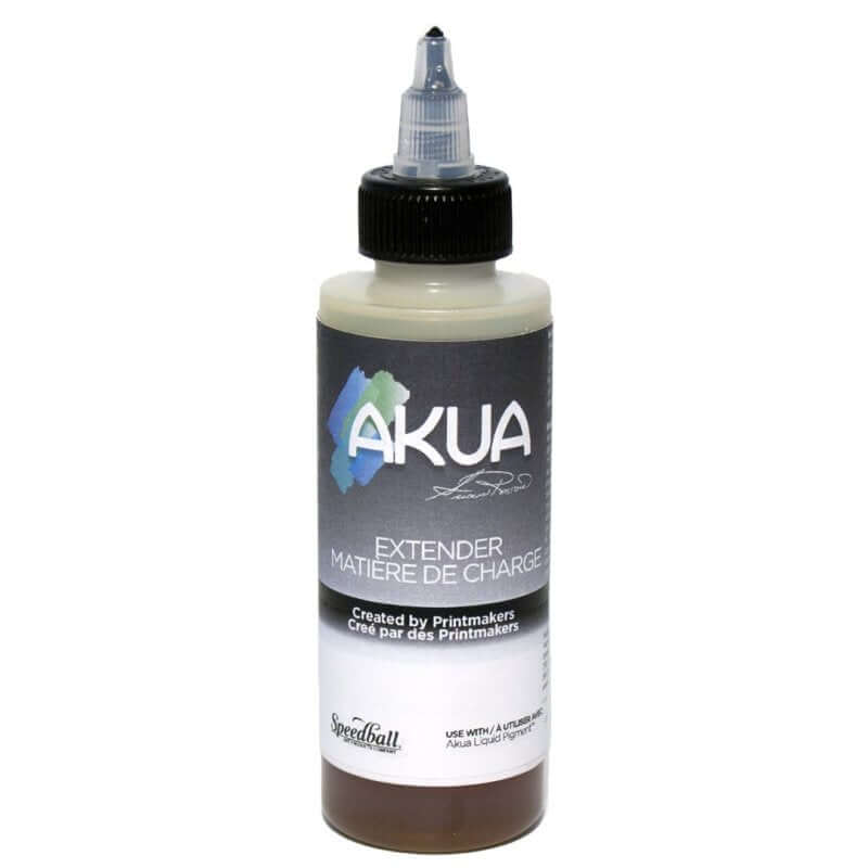 4oz. Akua Liquid Pigment Extender in a squeeze bottle for thinning liquid pigments.
