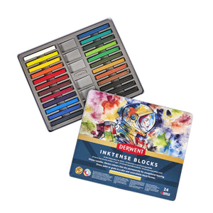 Derwent Inktense Blocks 24 Tin