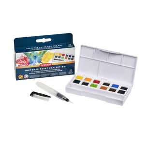 Derwent Inktense Paint Pan Travel Set new compact palette