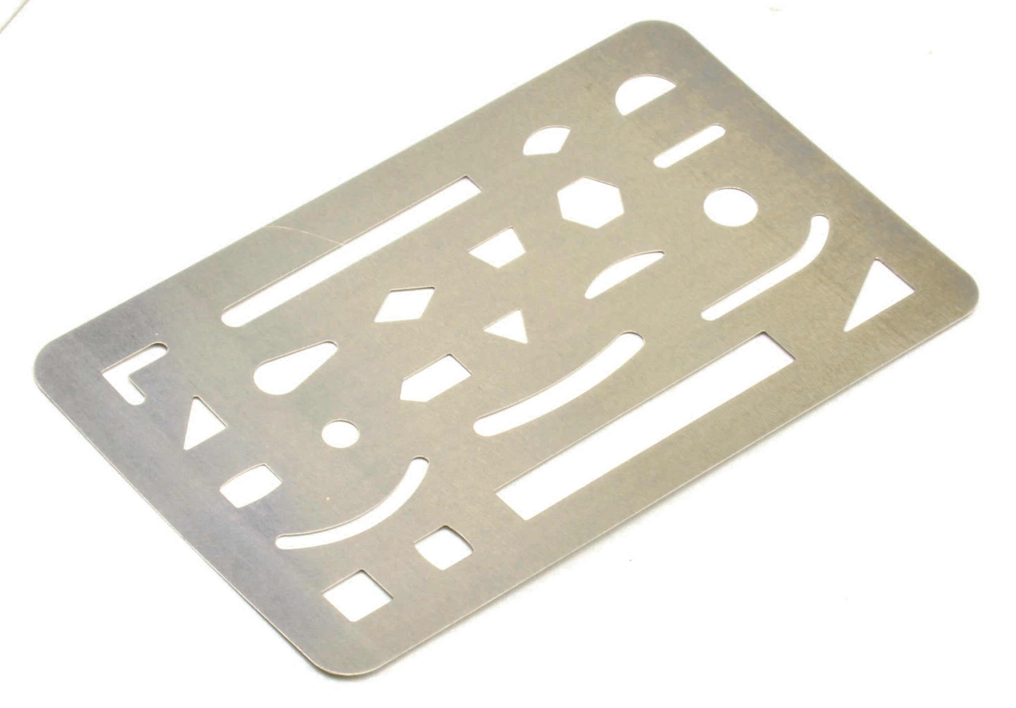 Jakar erasing shield, stainless steel, 93mm x 60mm