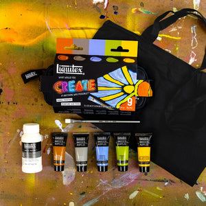 Liquitex Fabric Painting Set – painting a tote bag