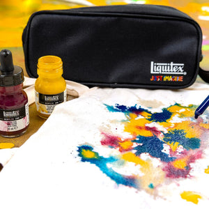 Liquitex Fabric Staining Set – project in progress