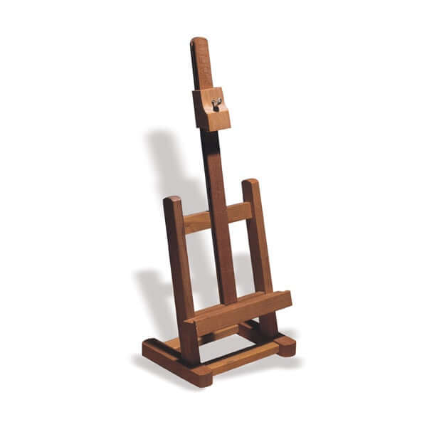 Cashel Mini Display Easel made of beechwood, ideal for showcasing signs and small canvases on tabletops.